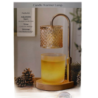 Champagne Crystal Candle Warmer Lamp