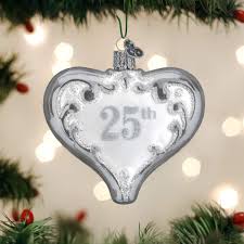30055 25th Anniversary Heart Orn.
