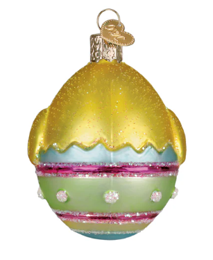 32848 - Chick In Easter Egg Ornament - OWC