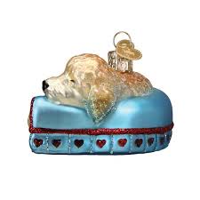 12596 Sleepy Doodle Dog Ornament - OWC