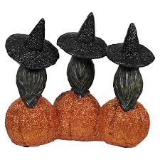Spooky Owls on Glitter Pumpkin 6.5"