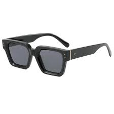 Courtney Square Sunglasses Black