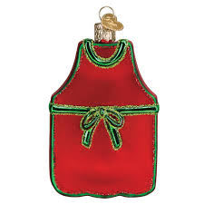 32584 BBQ Apron Ornament - OWC