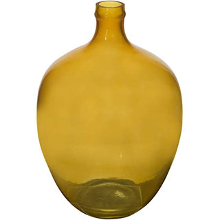 Mustard Glass Vase 15Ó df3515