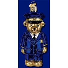 12382 Police Officer Bear Orn