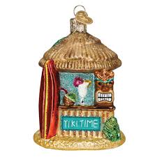 20131 Tiki Hut Ornament - OWC