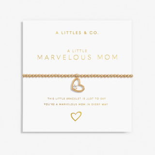 A Little 'Marvelous Mom' Bracelet - Gold