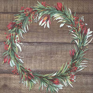 Woodland Wreath Lunch Napkin