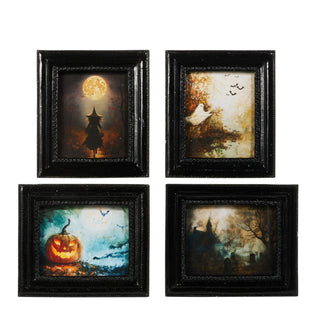 Spooky Nights Mini Gallery Framed Print 6" Assorted