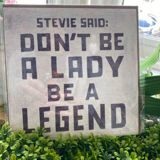 8x8 Stevie Said Art Poster
