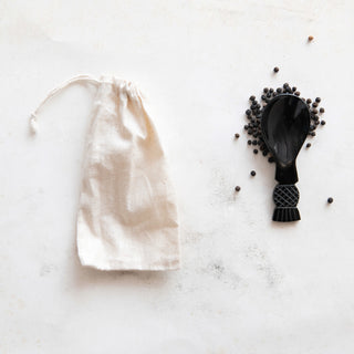 Hand-Carved Horn Spoon