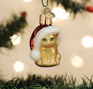 85255 Mini Santa Kitten Orn