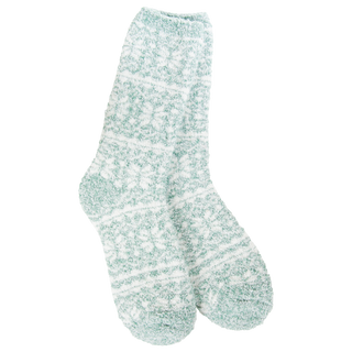 Winter Crew OS Fair Isle Green - WSS