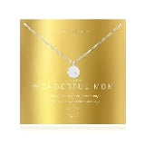 A Little "Wonderful Mom" Silver Necklace