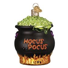26087 Halloween Cauldron Orn