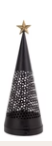 Black Metal Cone Tree Small