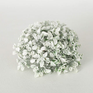 FRORB Frosted Green Boxwood Orb