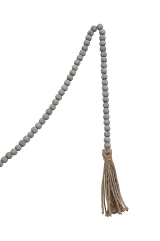DF1058 Jute/Wood Bead Garland 72"
