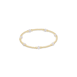 Purpose Gemstone 4mm Bracelet - Mother Of Pearl