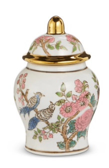 Bird Ginger Jar - 6.5"