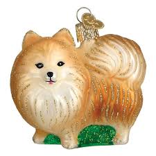 12622 Standing Pomeranian Orn