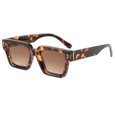Courtney Square Sunglasses Tortoise/Brown Lens