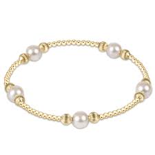 Purpose Pearl Dignity Gold 6mm Bracelet