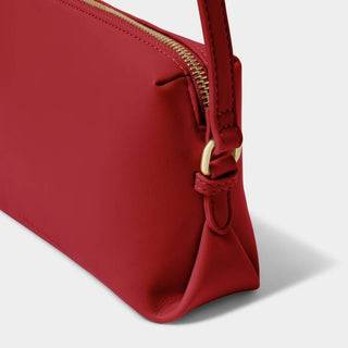 Lily Crossbody Bag - Garnet Red