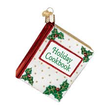 32145 Christmas Cookbook Orn