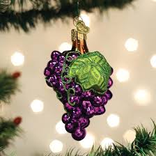 28004 Purple Grapes Orn
