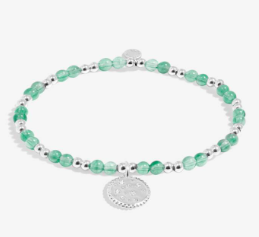 A Little "Kids" August Birthstone Bracelet - Silver
