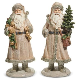 14" Pink Old World Santas