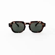 Blocky Square Retro Sunglasses Tortoise