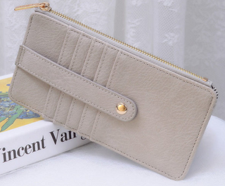 Saige Slim Cardholder Wallet - Stone