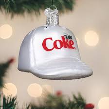 32681 Diet Coke Baseball Cap Ornament - OWC