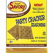 Savory party cracker Cinnamon toast