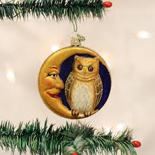 26064 Owl In Moon Orn