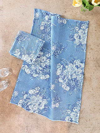 Blanche Washed Blue Tea Towel