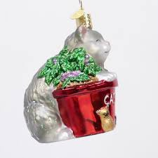 12715 Catnip Cat Ornament - OWC