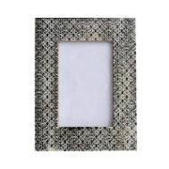 Handmade Glass and Resin 4x6 Frame