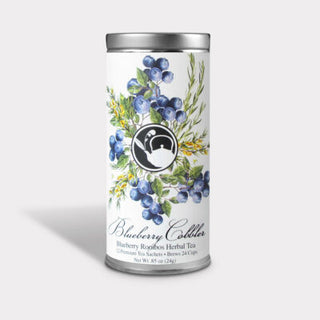 Tall Silver Tea Tin - Blueberry Cobbler