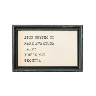 Wood Framed Wall Decor with Saying
