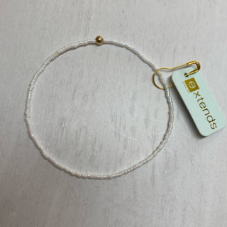 Extends -Hope Classic Silky White Bracelet