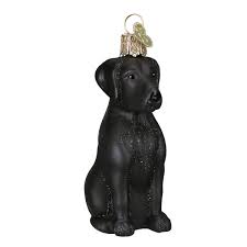 12385 Black Labrador Ornament - OWC