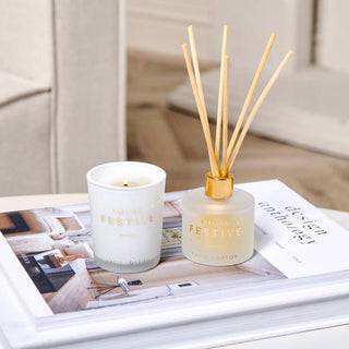 KL DOORBUSTER Christmas Mini Set 'Feeling Festive' Candle/Reed diffuser