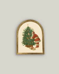 Santa Tree Arch 12"x15"