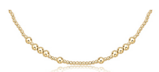 17" Choker- Hope Unwritten Gold 4mm