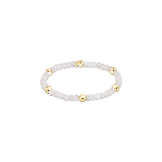Extends Presence Gemstone 4mm Bracelet - Mother Of Pearl