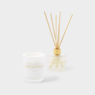 KL DOORBUSTER Christmas Mini Set "With Love At Christmas" Candle/Reed Diffuser