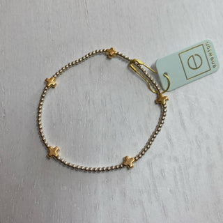 Signature Cross Small Mix 2mm Bracelet